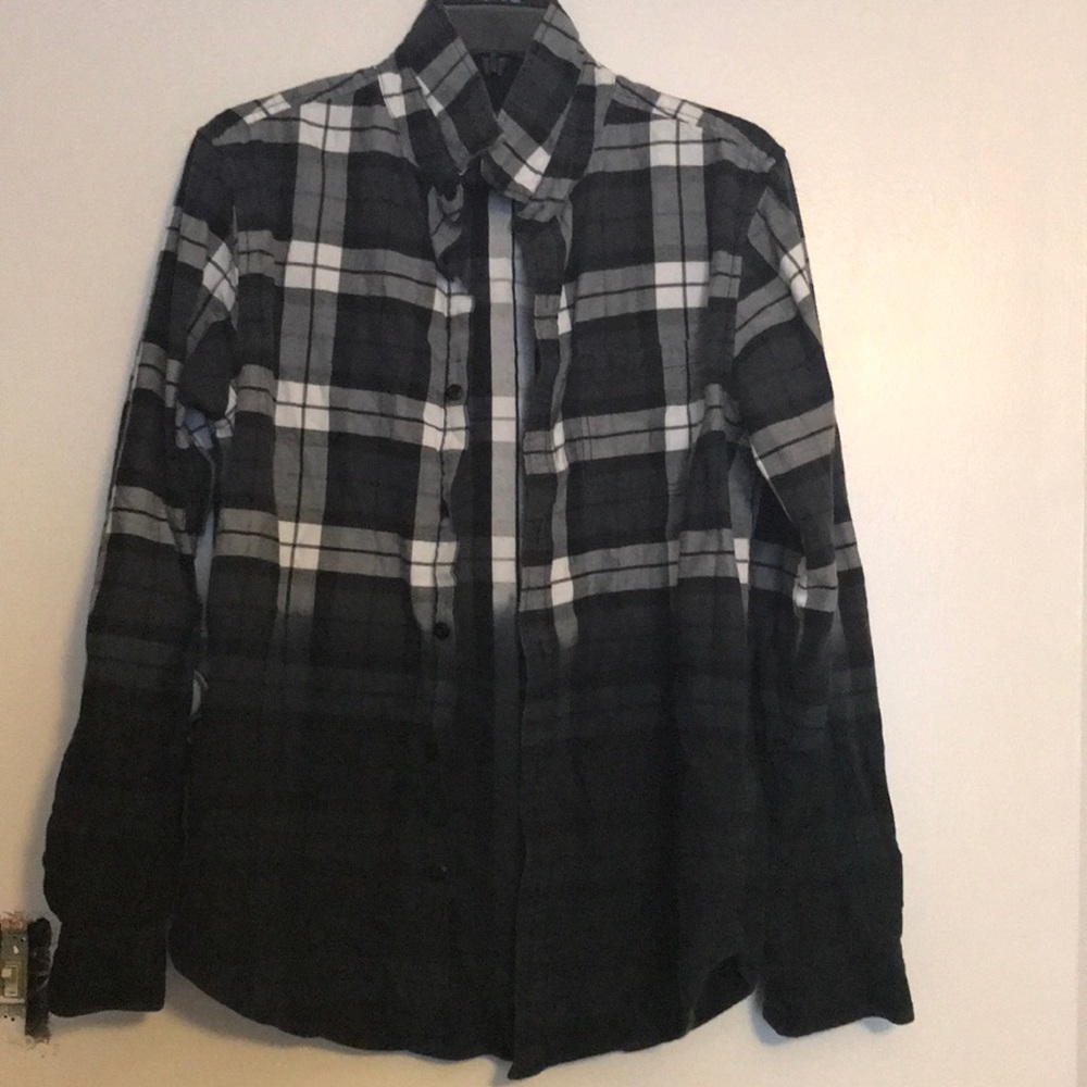 Plaid button down